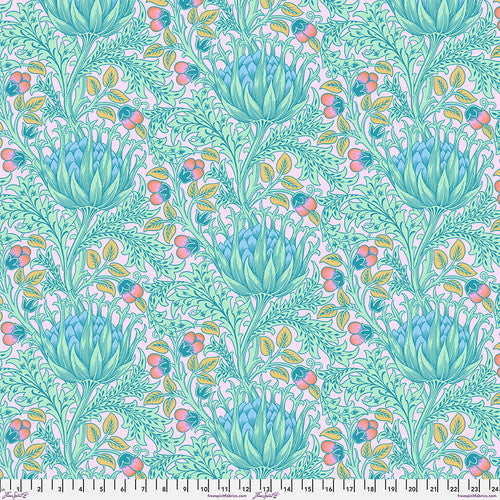 Free Spirit Fabrics Kaffe x Morris & Co Artichoke Lavender CLKW001.LAVENDER (ships February 2025)