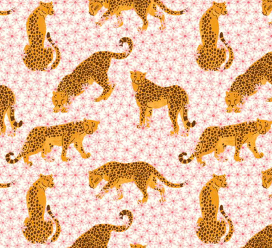 Cloud9 Fabrics Bohemian Paradise Cheetahs in Meadow 228149 (ships April 2025)