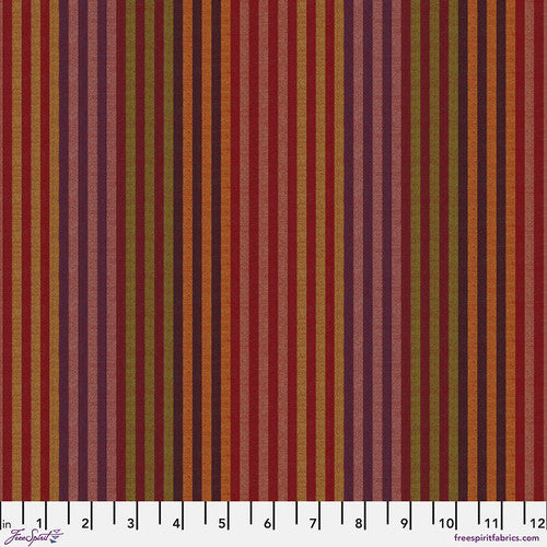 Free Spirit Fabrics Kaffe Caterpillar Stripe Earth WSGP001.EARTH (ships February 2025)