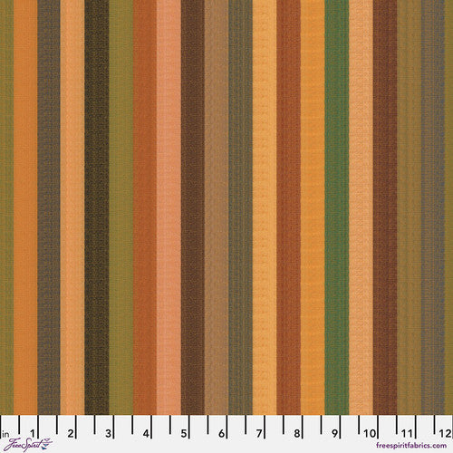 Free Spirit Fabrics Kaffe Caterpillar Broad Stripe Gold WSGP003.GOLD(ships February 2025)