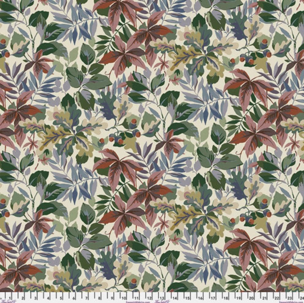 Free Spirit Fabrics Sanderson Robins Wood Mulberry PWSA064.MULBERRY (ships October 2024)