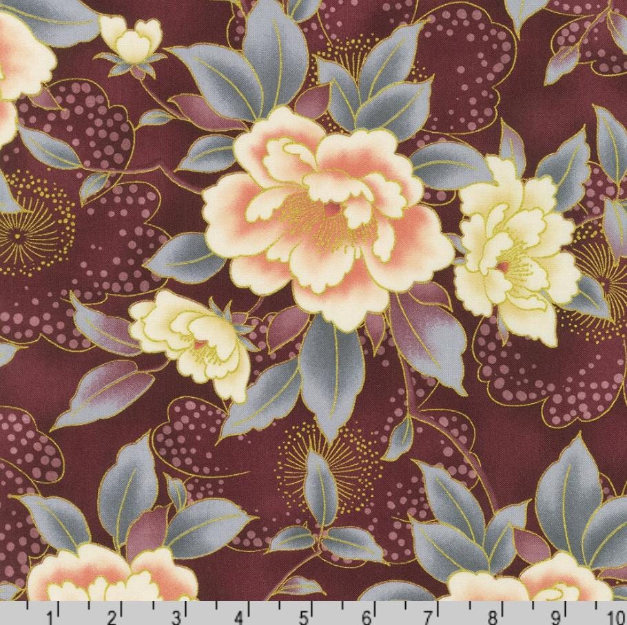 Japanese Imperial Honoka Fabric SRKM-21931-24 PLUM